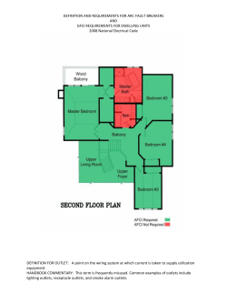 AFCI and GFCI Required Locations Handout