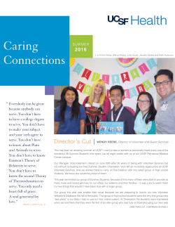2016 - Volunteer Services