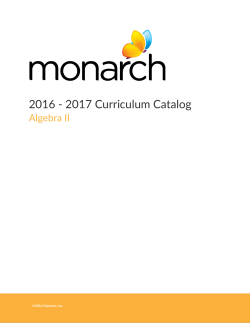 Algebra II