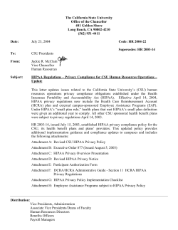 HIPAA Regulations