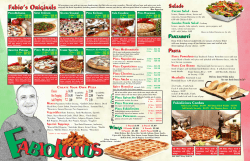 12 Slice - Fabio`s Pizza