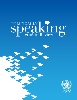Politically Speaking: 2016 in Review
