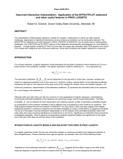 Improved Interaction Interpretation: Application of the EFFECTPLOT