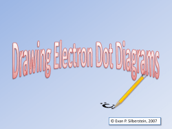 Drawing Electron Dot Diagrams