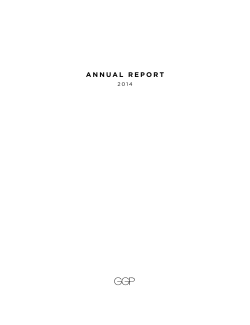 annual report - GGP Investor Center