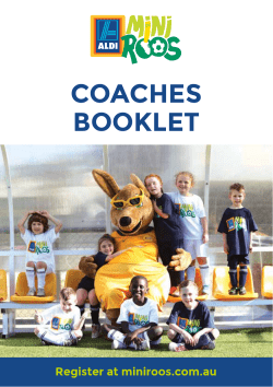 coaches booklet
