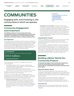 communities - Ford Motor Company