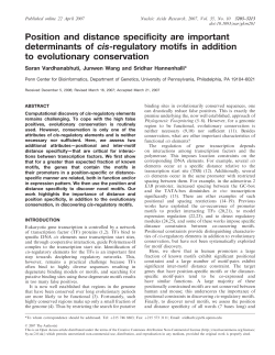 Position and distance specificity are important determinants of cis