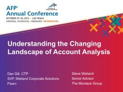 Understanding the Changing Landscape of Account Analysis