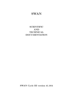 SCIENTIFIC AND TECHNICAL DOCUMENTATION