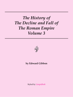 The Decline and Fall of The Roman Empire Vol 3