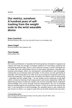 Our metrics, ourselves - Unfit-Bits