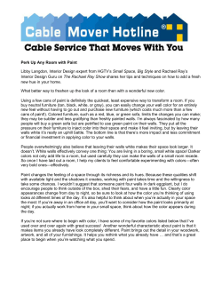 Perk Up Any Room with Paint Libby Langdon, Interior