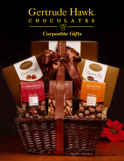 Corporate Gifts - Gertrude Hawk Chocolates