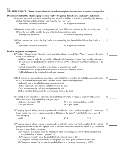 5_1 MULTIPLE CHOICE. Choose the one