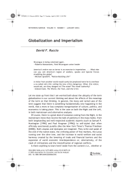 Globalization and Imperialism