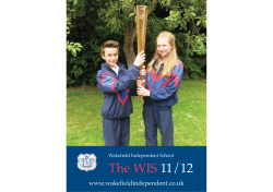 The WIS 11/12 - Wakefield Independent School