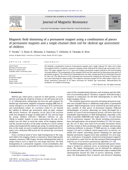 Magnetic field shimming of a permanent magnet using a