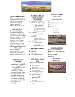 Gangs - Colorado Springs School District 11