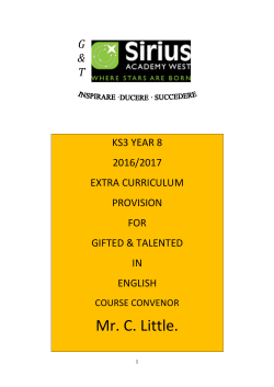 Mr. C. Little. - Sirius Academy