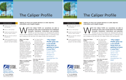 The Caliper Profile