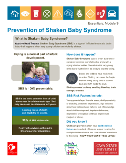 Prevention of Shaken Baby Syndrome