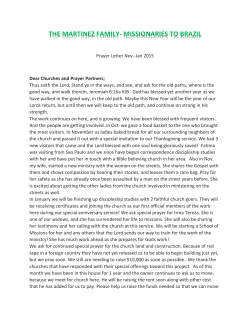 the martinez family- missionaries to brazil