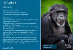 ks2 africa! - Chester Zoo