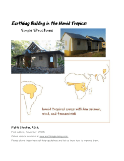 Earthbag Building in the Humid Tropics