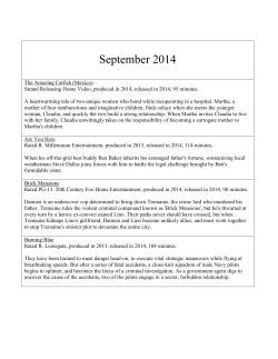 September 2014 - Franklin Lakes Public Library