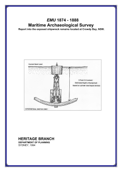 Emu wreck inspection - Office of Environment and Heritage