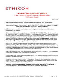 urgent: field safety notice