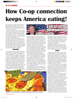 Franchise Co-ops in the U.S.