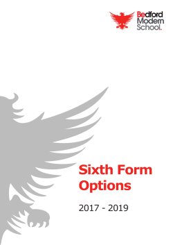 Sixth Form Options Booklet