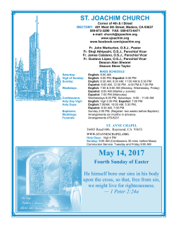 May 14, 2017 - St. Joachim Church