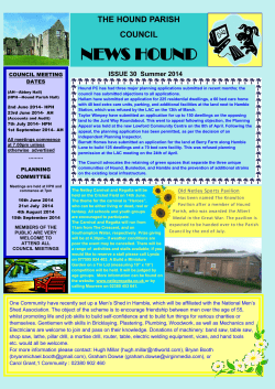 June 2014 - Hound Parish Council