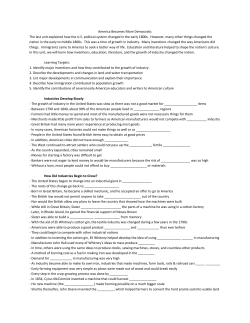 America Becomes More Democratic The last unit explained how the
