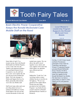 Tooth Fairy Tales - Ronald McDonald House Charities of Bismarck