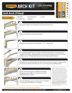 Soft Arch (Fitted)