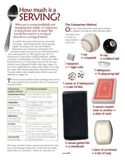 Serving Size Guide