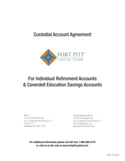 IRA Disclosures - Fort Pitt Capital Total Return Fund