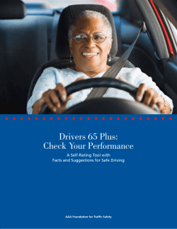Drivers 65 Plus: Check Your Performance