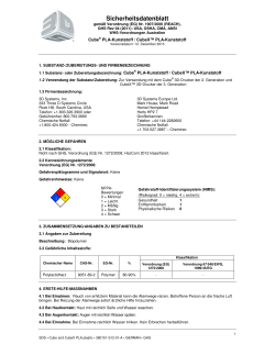Sicherheitsdatenblatt