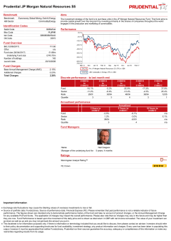 Prudential JP Morgan Natural Resources S5