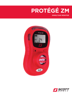 Prot&eacute;g&eacute; ZM Single Gas Monitor