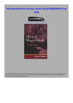 PDF All in the Day s Work: AN