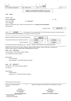 40 1 EUR ANNUAL ACCOUNTS IN EURO (2 decimals) /