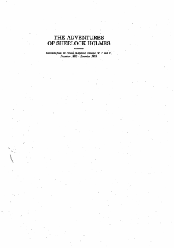 The Adventure of the Stockbroker`s Clerk