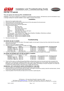 Installation and Troubleshooting Guide