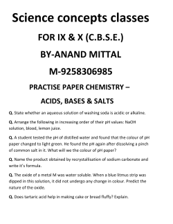 Q. - SCIENCE CONCEPTS CLASSES